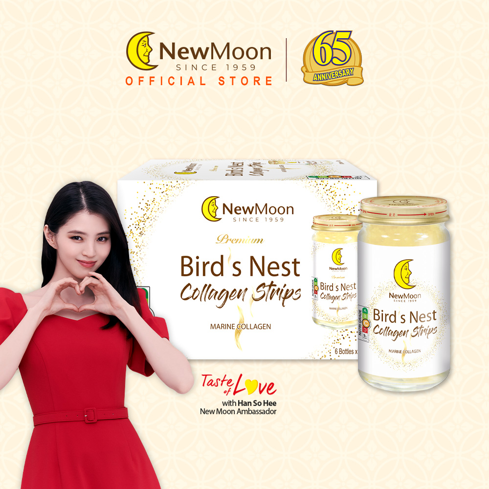 New Moon Bird's Nest with Collagen Strips 150g x 6 bottles Goh Joo