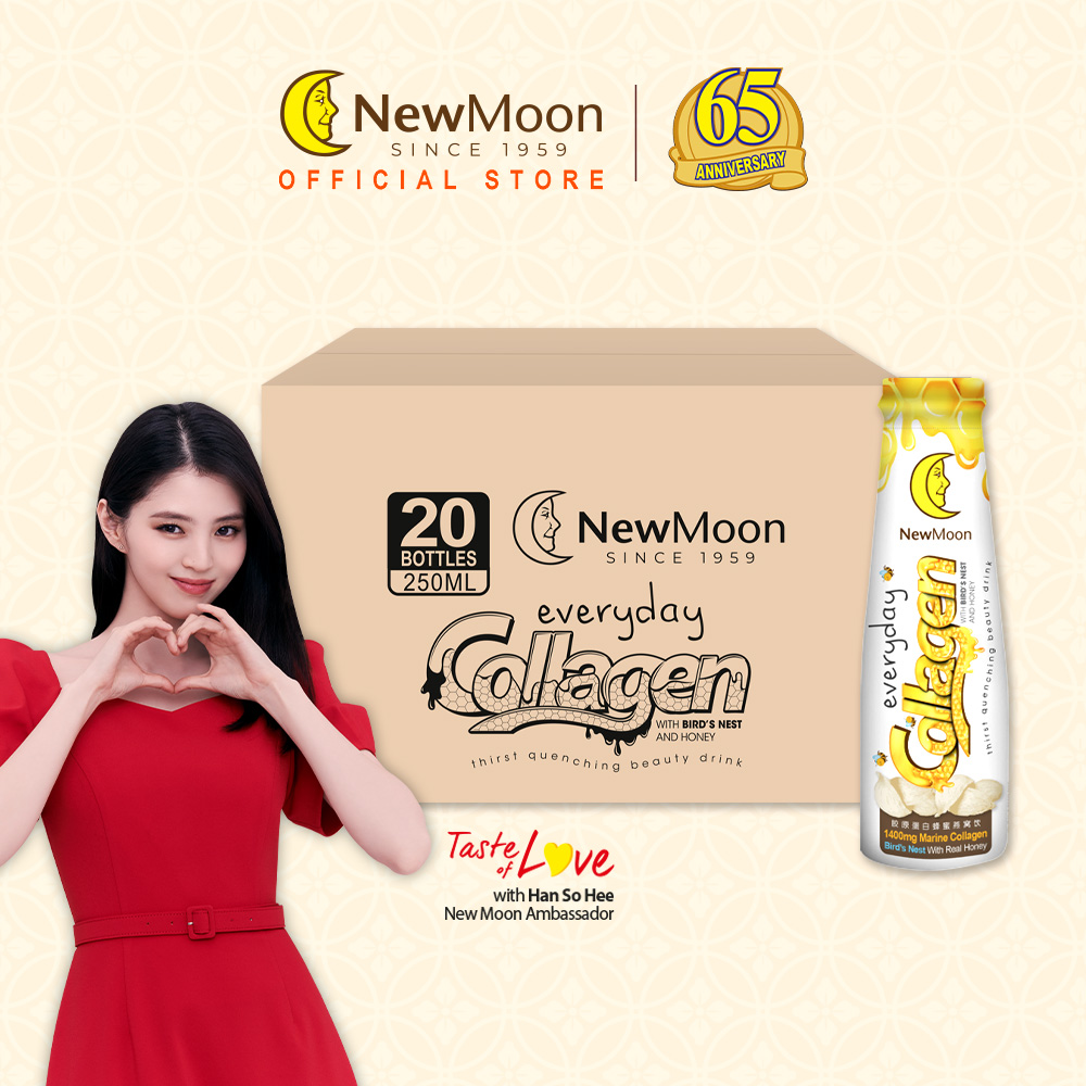 New Moon Everyday Collagen with Bird's Nest & Honey Drink 250ml x 20